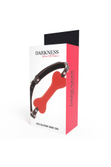DARKNESS - BAVAGLINO IN SILICONE RED BONE