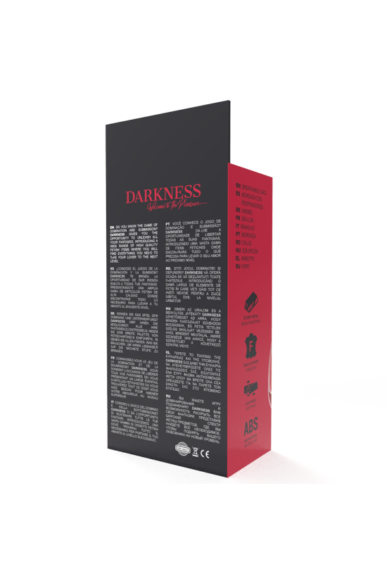 DARKNESS - BAVAGLINO TRASPIRANTE ROSSO