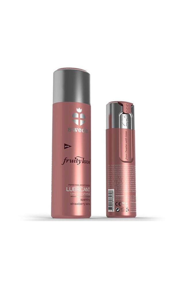 SWEDE - FRUITY LOVE LUBRIFICANTE FRAGOLA FRAGOLA VINO 100 ML