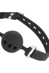 DARKNESS - BAVAGLINO IN SILICONE TRASPIRANTE NERO