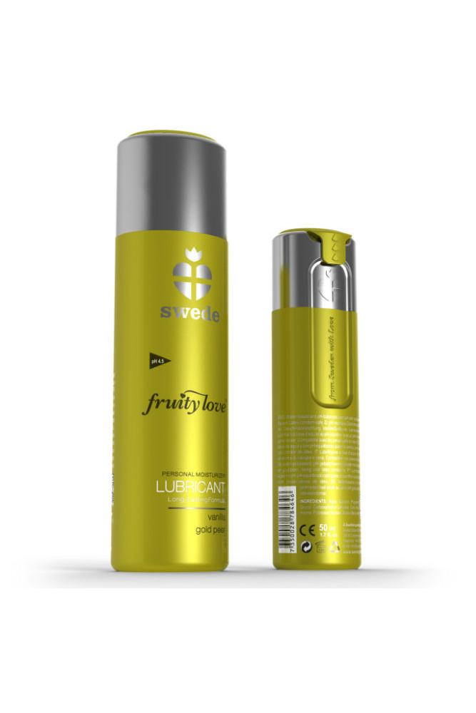 SWEDE - FRUITY LOVE LUBRIFICANTE VANIGLIA GOLD PERA 50 ML