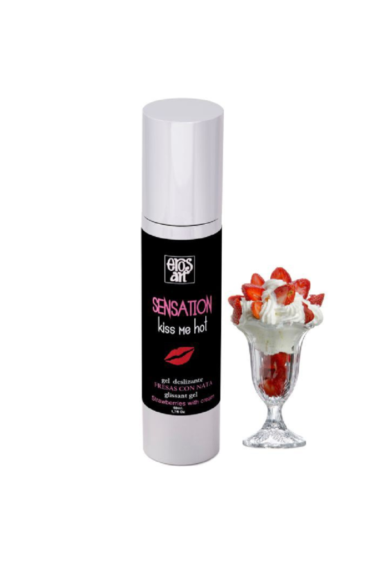 EROS-ART - SENSATTION LUBRIFICANTE NATURALE FRAGOLE CON CREMA 50 ML