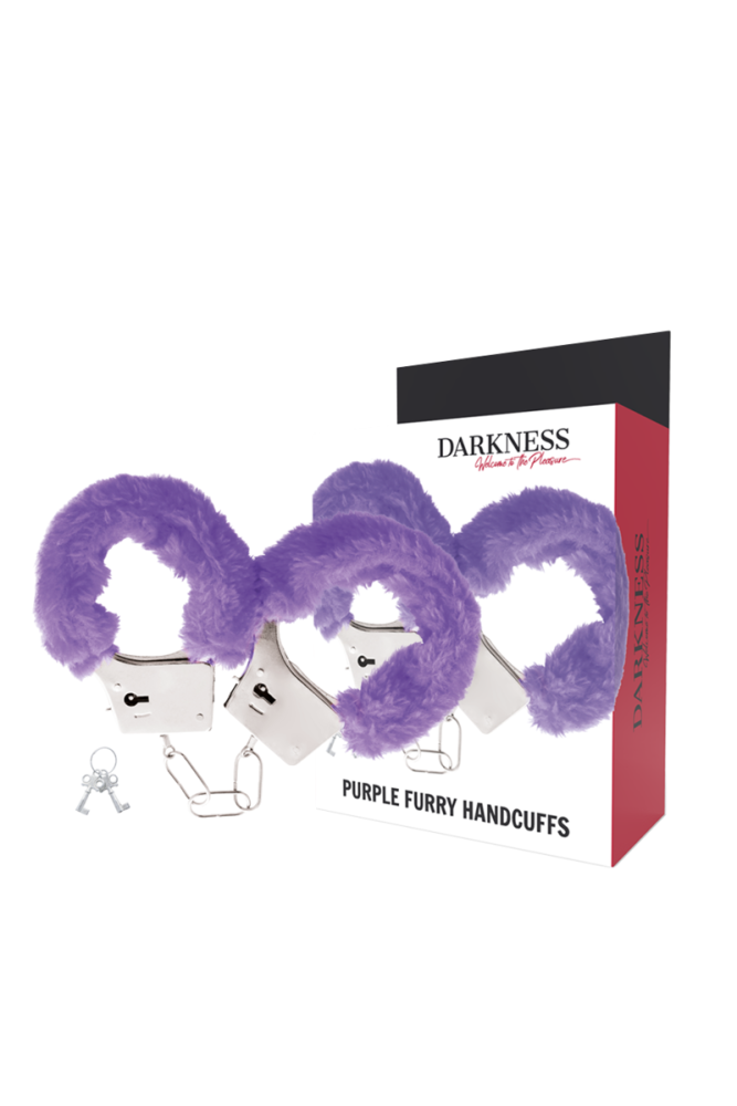 DARKNESS - MANETTE IN METALLO FODERATE LILLA