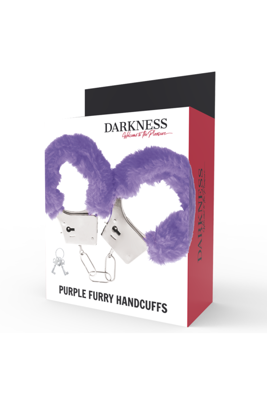 DARKNESS - MANETTE IN METALLO FODERATE LILLA