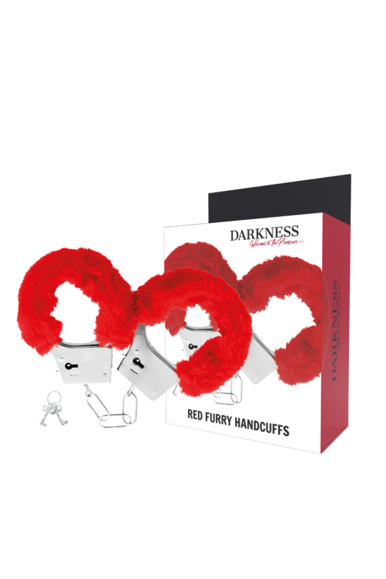 DARKNESS - MANETTE IN METALLO FODERATE ROSSE