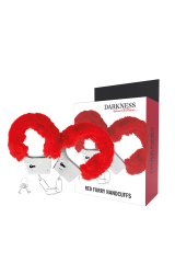 DARKNESS - MANETTE IN METALLO FODERATE ROSSE