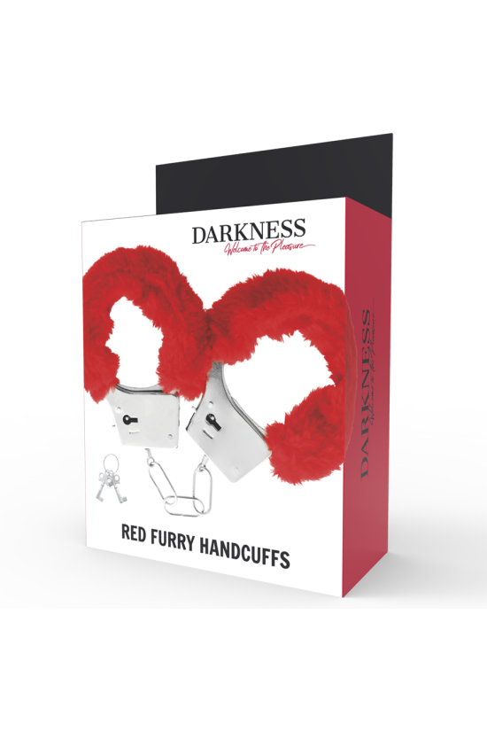 DARKNESS - MANETTE IN METALLO FODERATE ROSSE