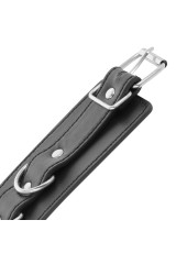 DARKNESS - MANETTE ALLA CAVIGLIA REGOLABILI IN PELLE NERA