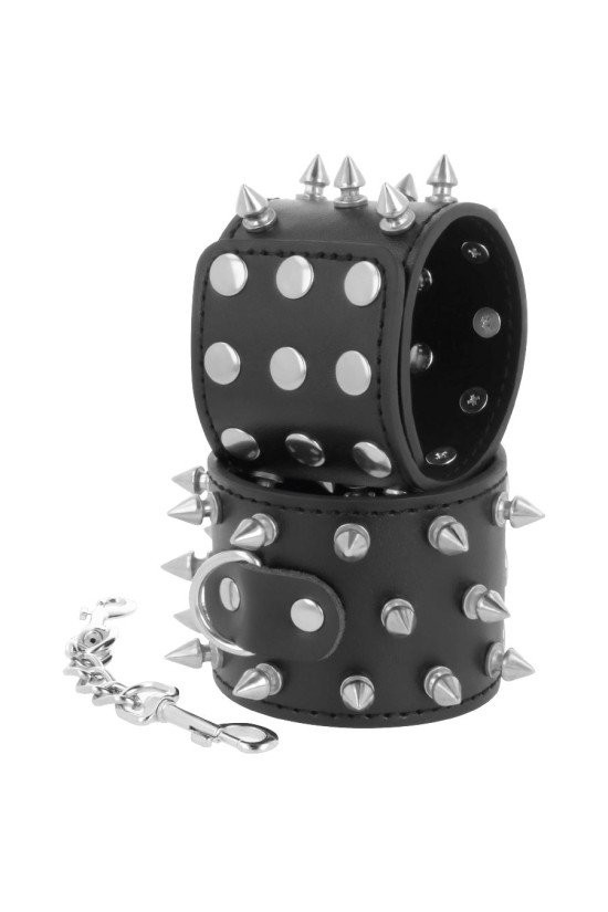 DARKNESS - MANETTE CON TESCHI E OSSA NERE CON SPUNTE