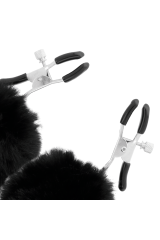 DARKNESS - MORSETTI PER CAPEZZOLI CON POM POM 1