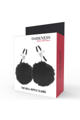 DARKNESS - MORSETTI PER CAPEZZOLI CON POM POM 1