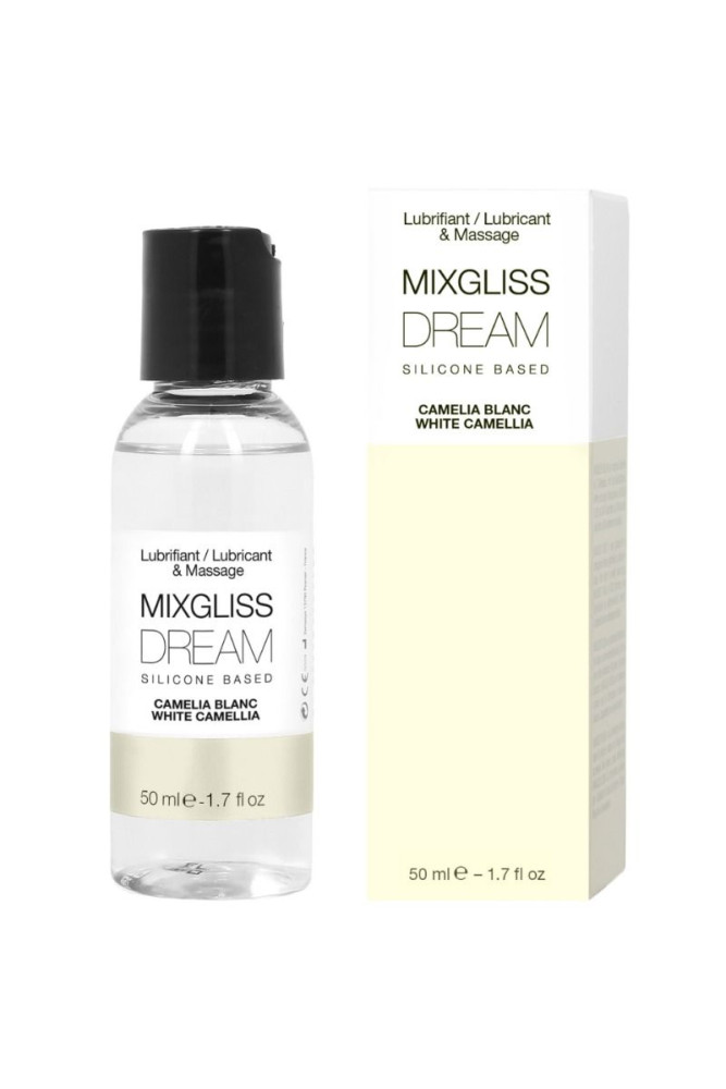 MIXGLISS - LUBRIFICANTE SILICONE DREAM WHITE CAMELIA 50 ML