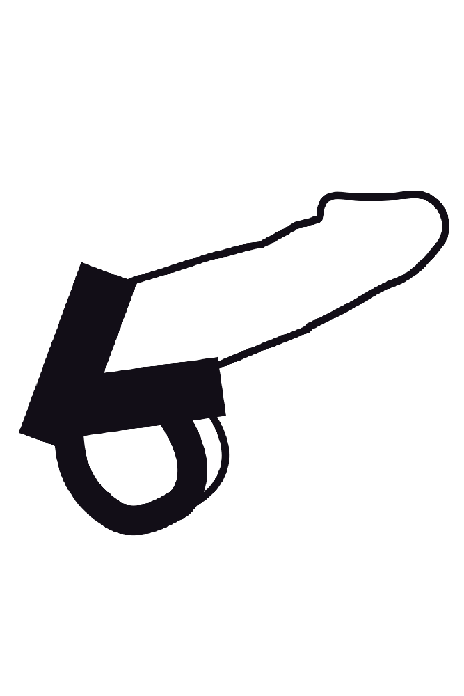 DARKNESS - ANELLO IN PELLE PER PENE E TESTICOLI