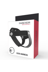 DARKNESS - ANELLO IN PELLE PER PENE E TESTICOLI