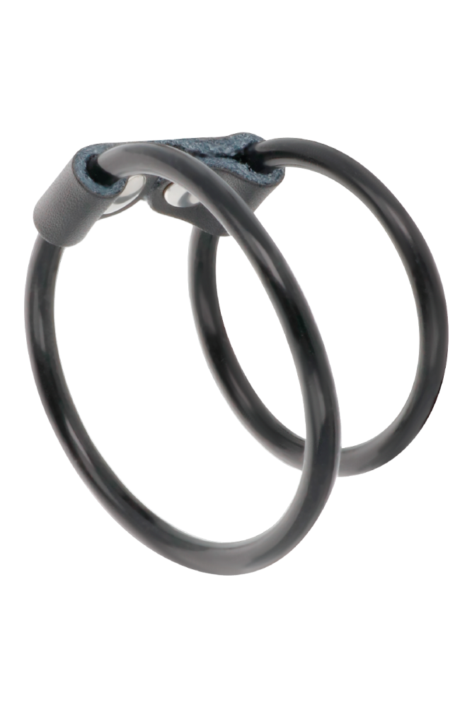 DARKNESS - DOPPIO ANELLO PER PENE FLESSIBILE