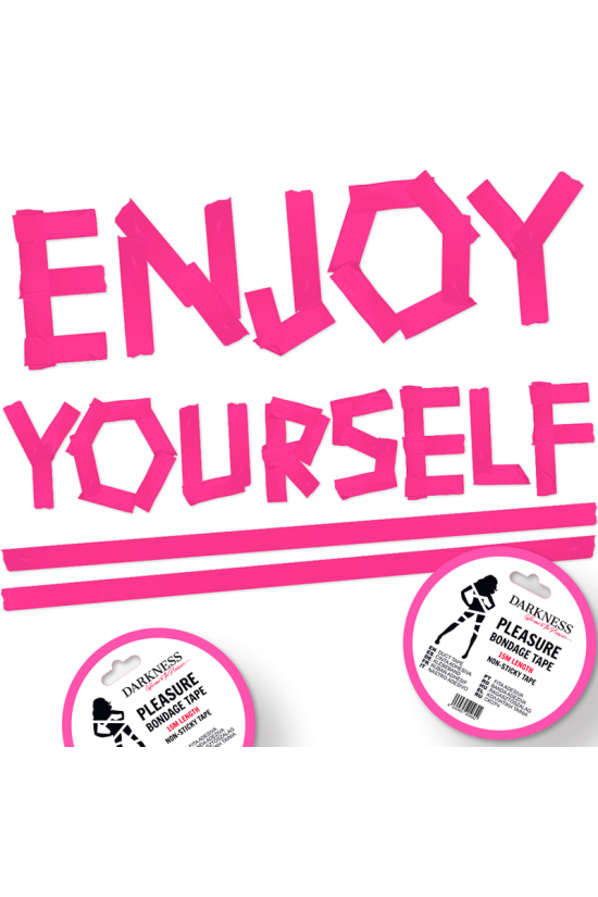 DARKNESS - NASTRO BONDAGE ROSA NON APPICCICOSO 15 M