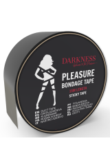 DARKNESS - NASTRO BONDAGE ADESIVO NERO 15M