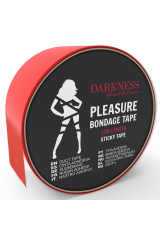 DARKNESS - NASTRO BONDAGE ADESIVO ROSSO 15M