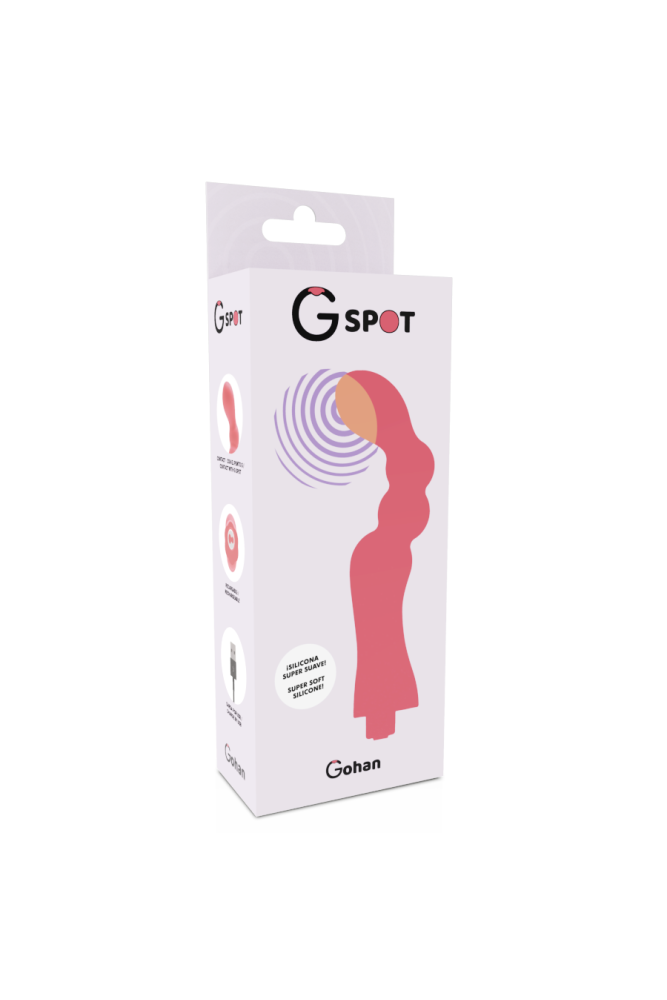 G-SPOT - VIBRATORE GOHAN G-SPOT ROSSO CHIARO
