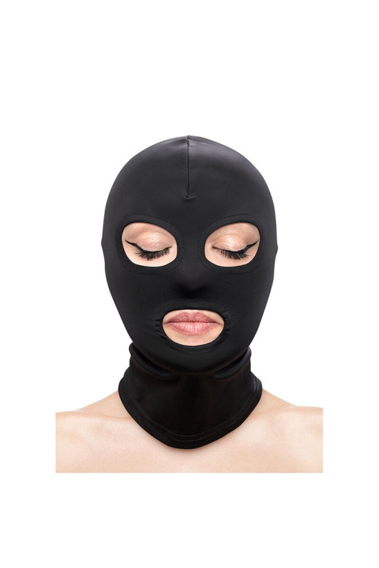 NS NOVELTIES - FETISH & FASHION OCCHI E BOCCA CAPPUCCIO NYLON NERO