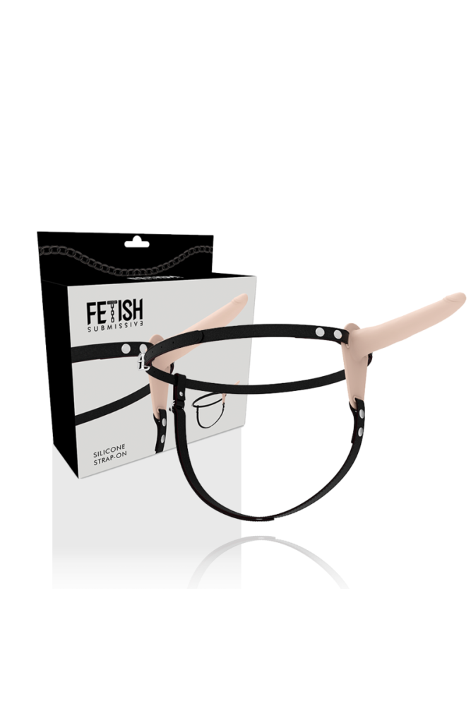 FETISH SUBMISSIVE HARNESS - SILICONE FLESH 15 CM