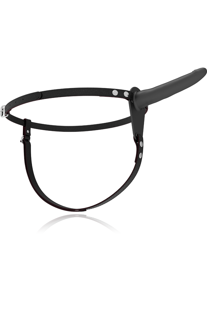 FETISH SUBMISSIVE HARNESS - SILICONE NERO 15 CM