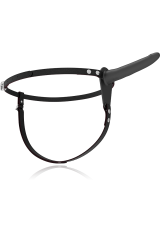 FETISH SUBMISSIVE HARNESS - SILICONE NERO 15 CM