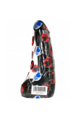 ALL BLACK - DILDO REALISTICO NERO MORBIDO 20 CM