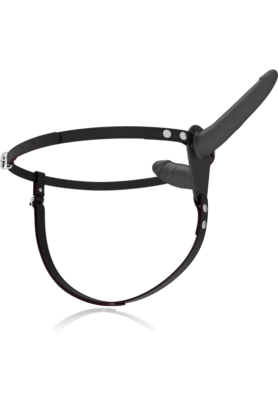 FETISH SUBMISSIVE DOPPIO CINTURINO IN PENETRIX NERO UP