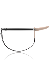 FETISH SUBMISSIVE HARNESS - VIBRATORE IN SILICONE CARNE 15 CM