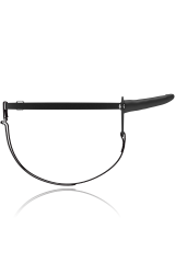 FETISH SUBMISSIVE HARNESS - VIBRATORE IN SILICONE NERO 15 CM