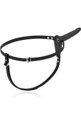 FETISH SUBMISSIVE HARNESS - VIBRATORE IN SILICONE NERO 15 CM