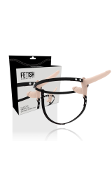 FETISH SUBMISSIVE HARNESS - VIBRATORE FLESH UP A DOPPIA PENETRAZIONE