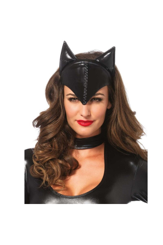 LEG AVENUE - MASCHERA CAT WOMAN NERA