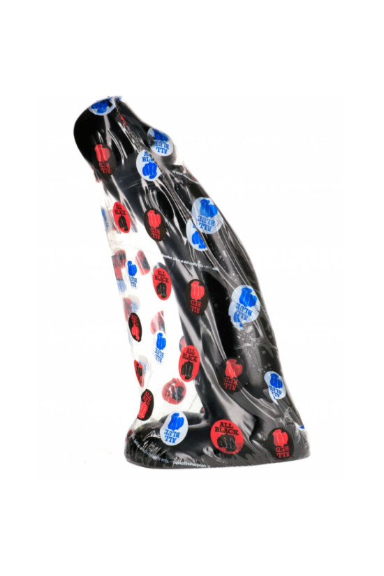 ALL BLACK - DILDO FISTING NERO REALISTICO 29 CM