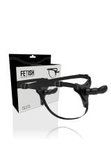 FETISH SUBMISSIVE HARNESS - SILICONE NERO PUNTO G 16 CM