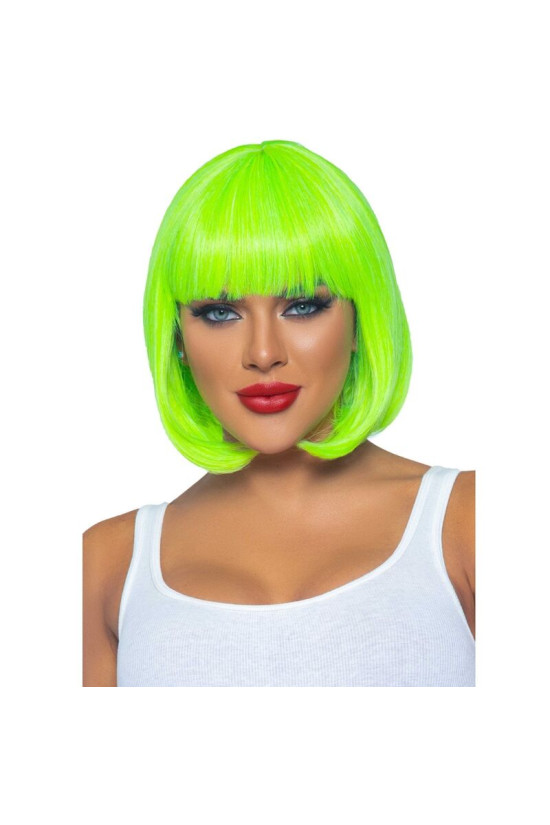 LEG AVENUE - PARRUCCA BOB FLUORESCENTE VERDE NEON