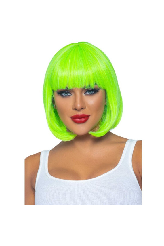 LEG AVENUE - PARRUCCA BOB FLUORESCENTE VERDE NEON