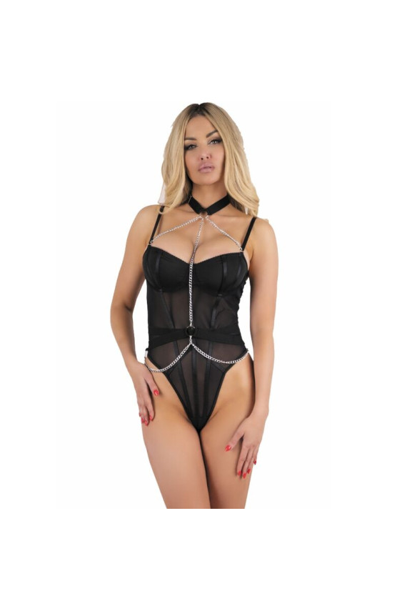 LIVCO CORSETTI FASHION - MELISENDA CF 1709 ACCAPPATOIO + CAMICIA + PERIZOMA NERO S