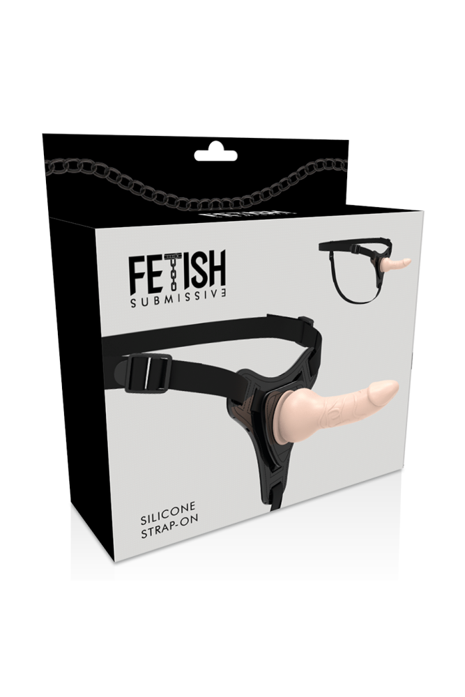 FETISH SUBMISSIVE HARNESS - SILICONE FLESH REALISTICO 16CM