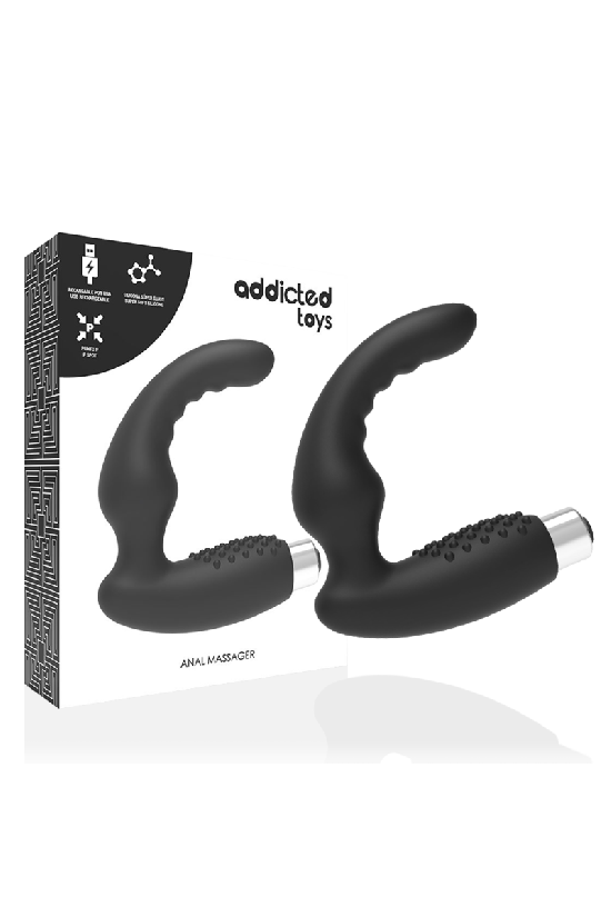 ADDICTED TOYS - VIBRATORE PROSTATICO RICARICABILE MODELLO 2 - NERO