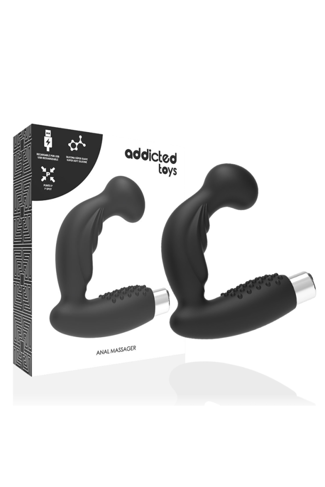 ADDICTED TOYS - VIBRATORE PROSTATICO RICARICABILE MODELLO 3 - NERO