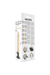 BASECOCK - VIBRATORE REALISTICO TELECOMANDO FLESH 20 CM -O- 4 CM