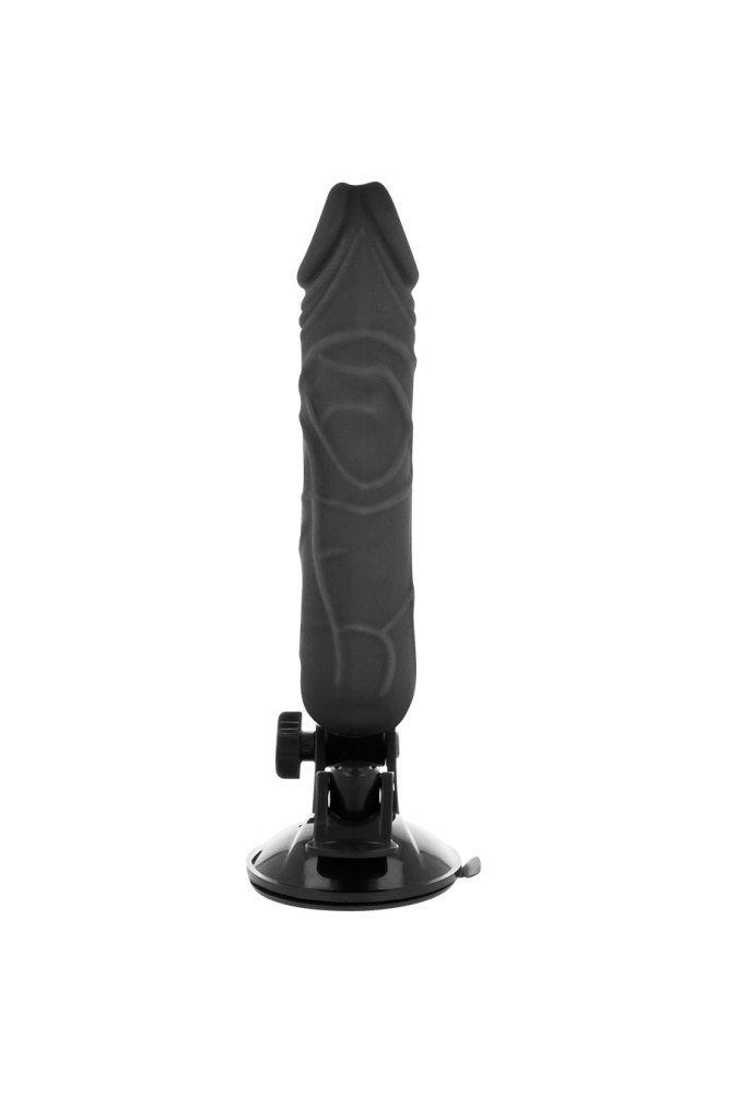 BASECOCK - VIBRATORE REALISTICO TELECOMANDO NERO 20 CM -O- 4 CM