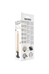BASECOCK - VIBRATORE TELECOMANDO NATURALE REALISTICO 19.5 CM -O- 4 CM