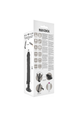 BASECOCK - VIBRATORE REALISTICO TELECOMANDO NERO 21 CM -O- 4 CM