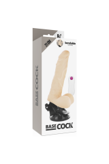 BASECOCK - VIBRATORE ARTICOLABILE TELECOMANDO NATURALE 21 CM -O- 5 CM